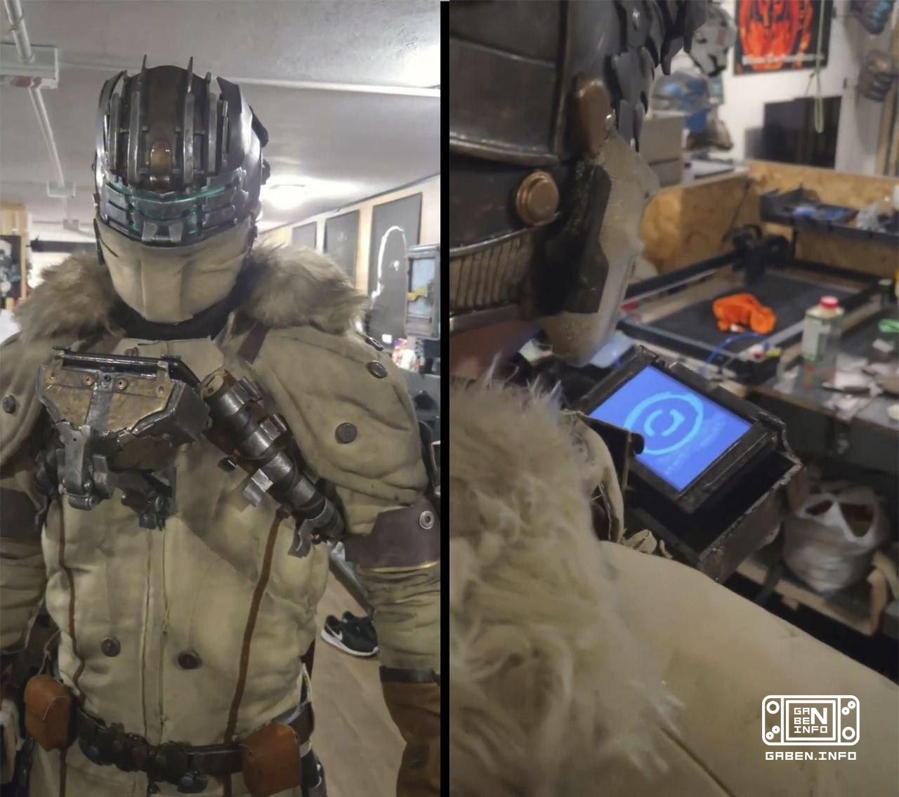 Cosplay of Isaac Clarke from Dead Space 3