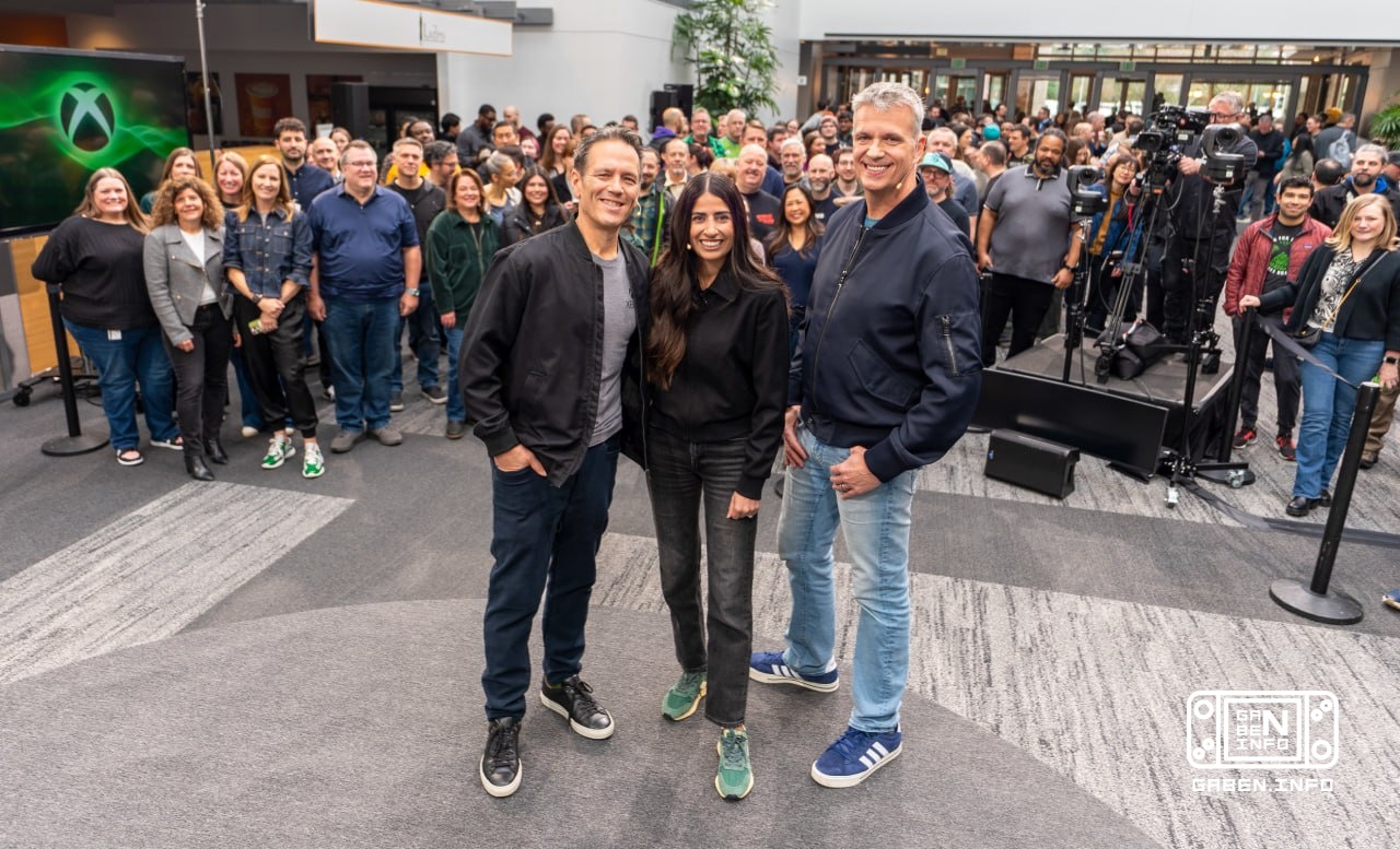 Phil Spencer was seen out at the Microsoft office, handing over game direction to Asha Sharma and Matt Booty.The executi...