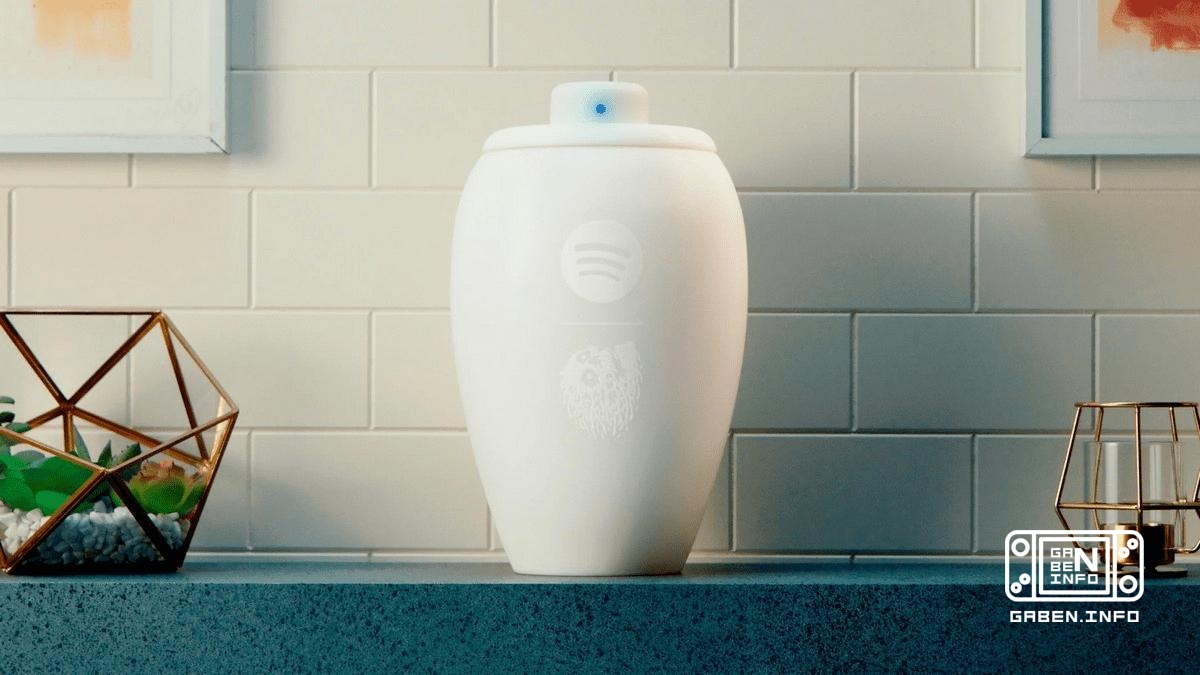 Spotify has released a limited-edition speaker in the form of an urn for ashes with an “eternal” playlist, as colleagues...