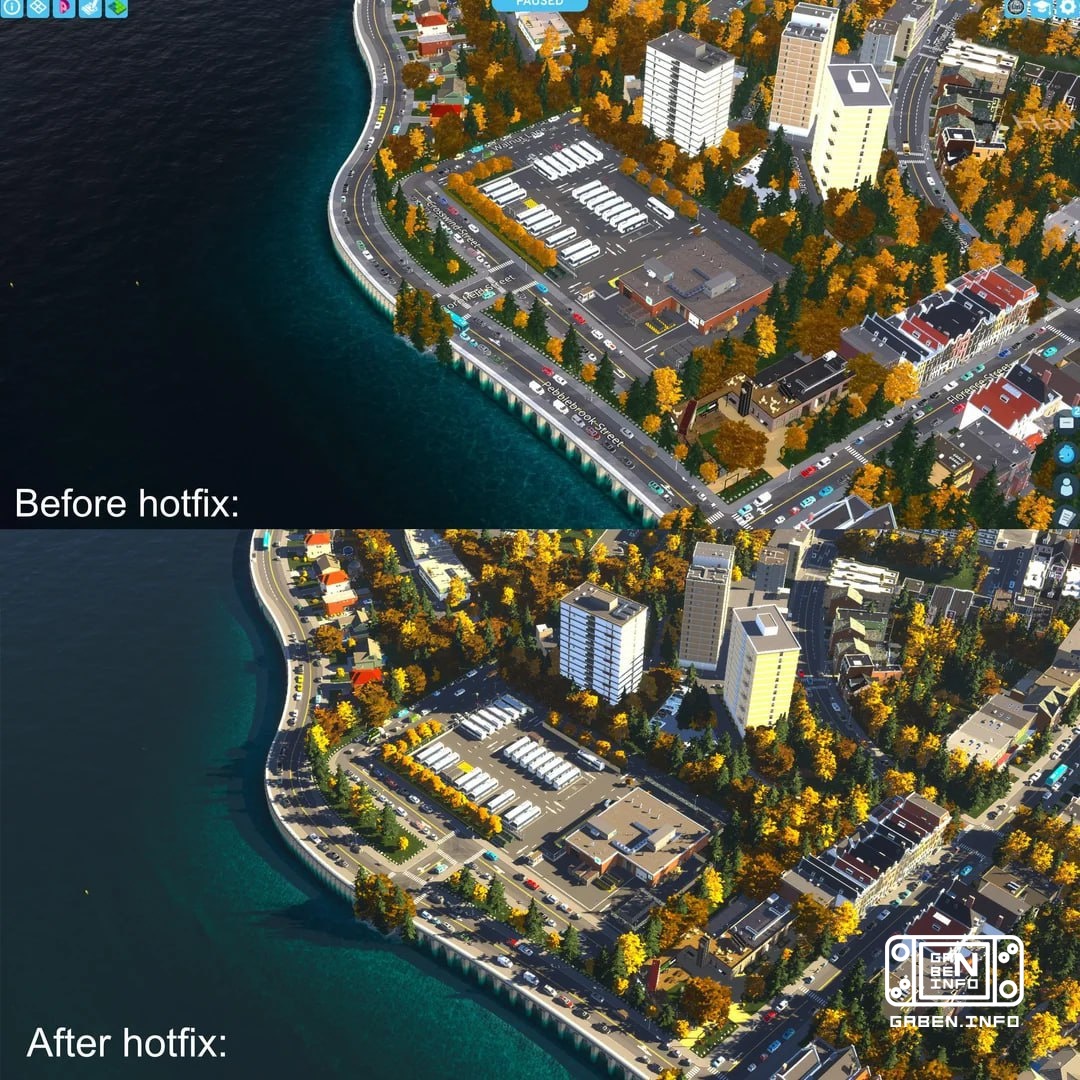 A hotfix has been released for Cities: Skylines II that fixes problems with graphics. Massive complaints about deteriora...