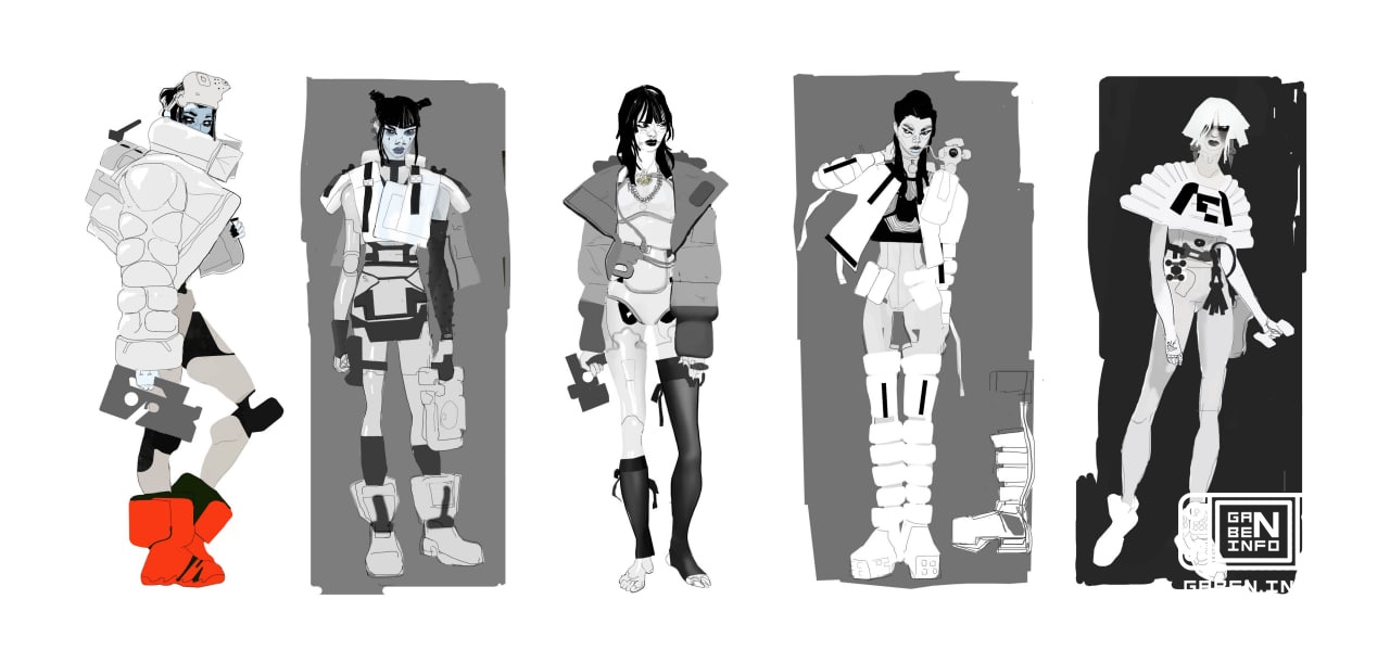 Concept art of Marathon, which was pulled from the new ARG for the game Bungie artists and designers earned their salari...