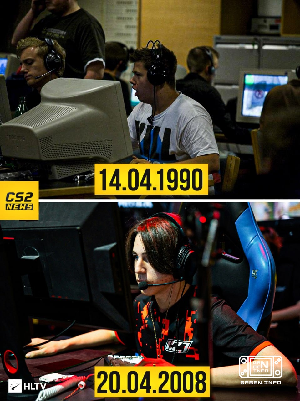 😐 18 years and 6 days difference - qw1nk1 and karrigan play against each other in the great 2026.📷 Photo by karrigan tak...