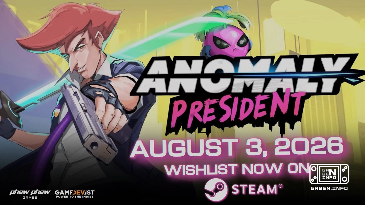 The big-nosed President Trump will meet you in the pixel slasher Anomaly President. The release will take place in early...