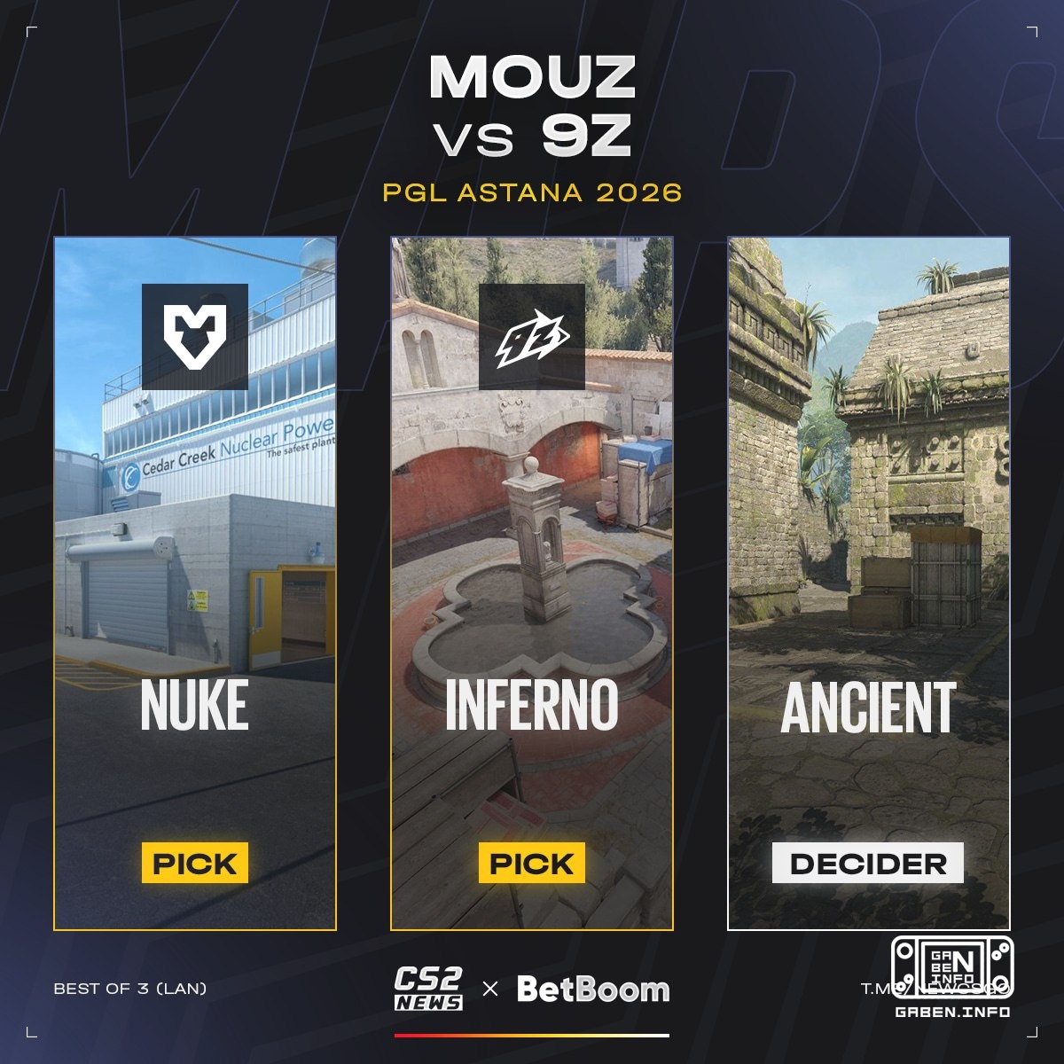 ⚡️ 🇱🇹 jL & Co.start the match against 🇦🇷 9z from the map 🇺🇸 Nuke.❤️ ─ endless aura for Yustika against the beam!