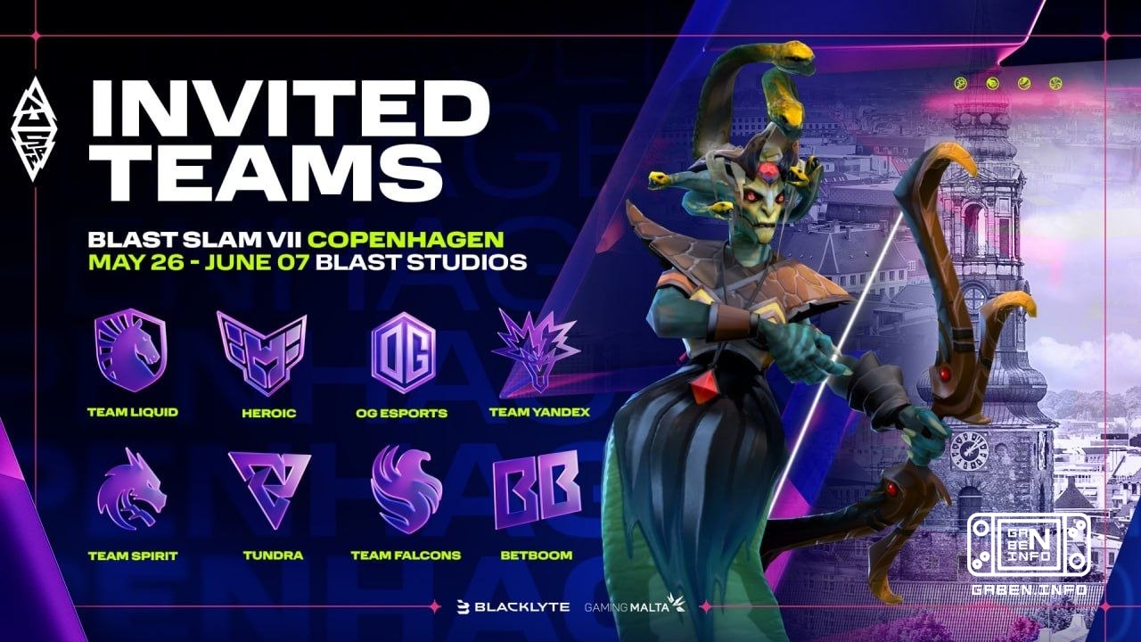 BLAST announced invites to BLAST Slam VII, which will be held in Copenhagen.