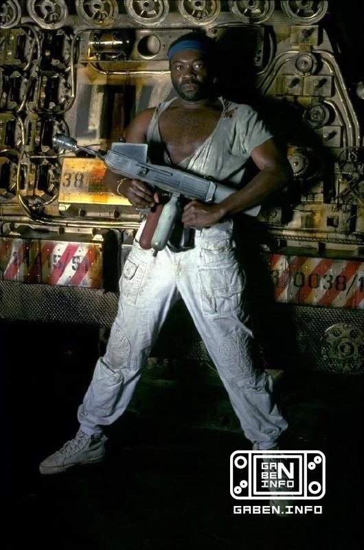 The crew of the spaceship Nostromo, which arrived on the previously unknown planet LV-426, for a promo for the film "Ali...