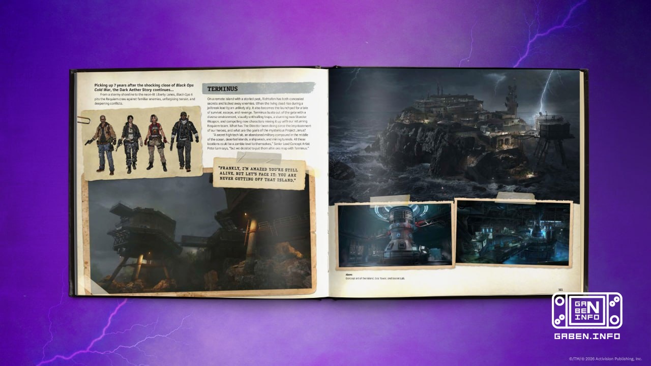 A full-fledged book on the entire lore of Call of Duty: Black Ops Zombies, as well as the design and development of the ...