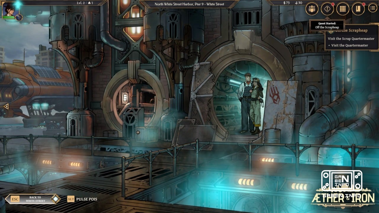 New York in the 1930s with flying cars: a role-playing game with turn-based combat has been released Aether & Iron Aethe...