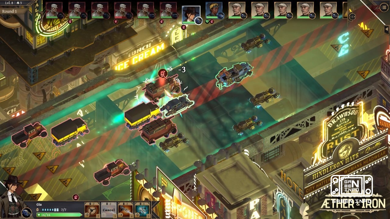 New York in the 1930s with flying cars: a role-playing game with turn-based combat has been released Aether & Iron Aethe...