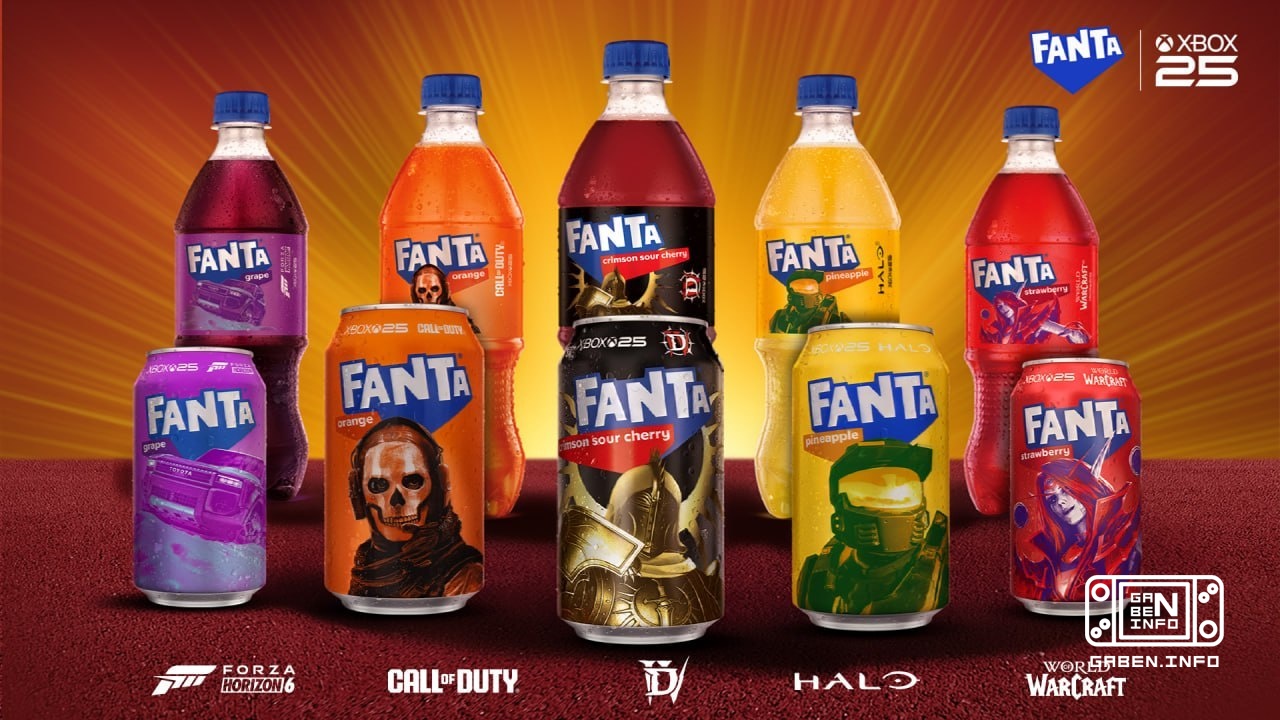 SODA BOMB: Xbox and Fanta have officially announced a collaboration in honor of the 25th anniversary of Xbox. On April 6...