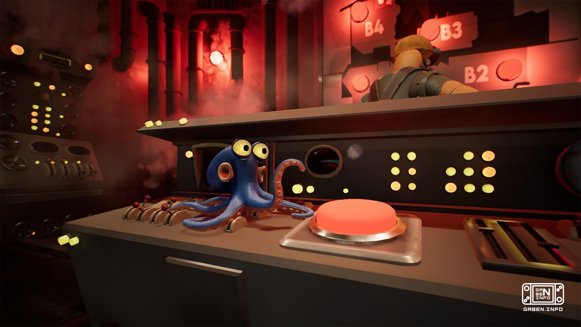 Darwin's Paradox is out on PC and consoles!- a platformer about a stranded octopus who tries to stop an alien invasion.T...