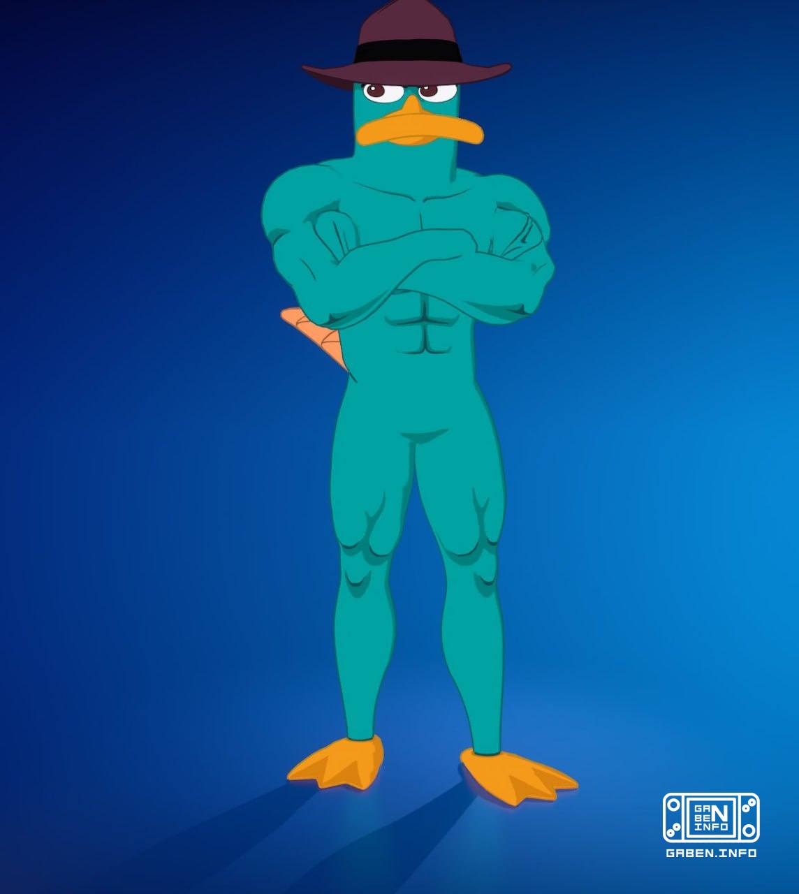 Full show of Perry the Platypus and Doofenshmirtz in Fortnite We got a skin of a pumped up naked Perry before a huge Son...