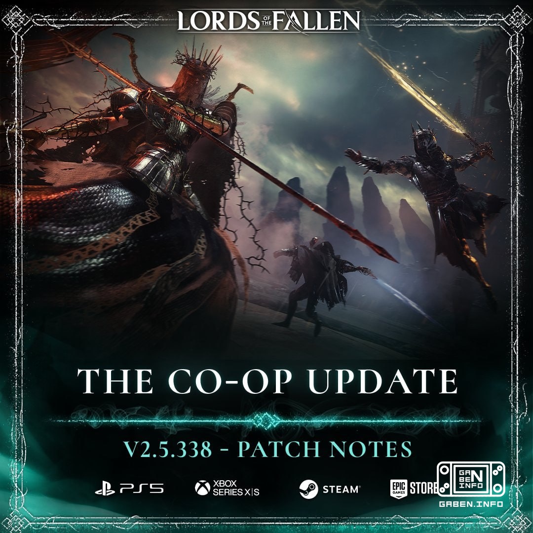 Lords of the Fallen has updated the co-op after many requests from the community. Now your partner can perform all the s...