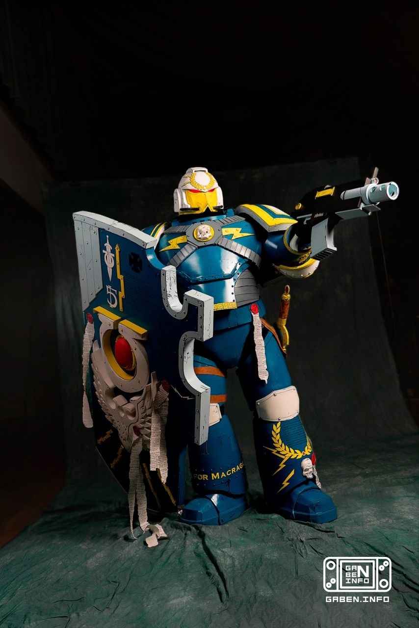 Fandom: Warhammer 40,000 Characters: Сenturion 47th Company Ultramarines (based on terraluna5 fanart) Pictured: Mickey M...