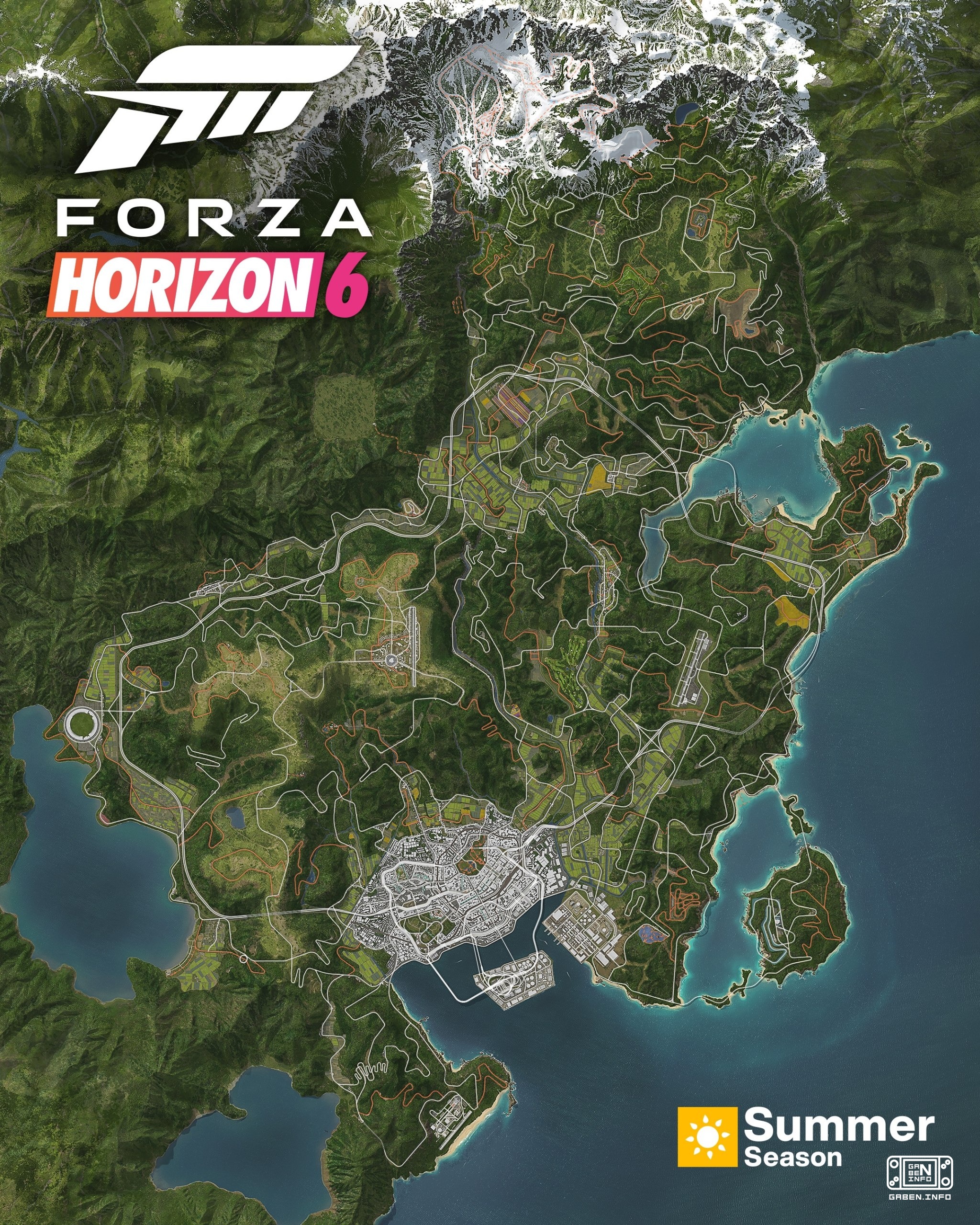 JAPAN PLACE: the authors of Forza Horizon 6 presented the summer map of the game. The developers call it the most vertic...