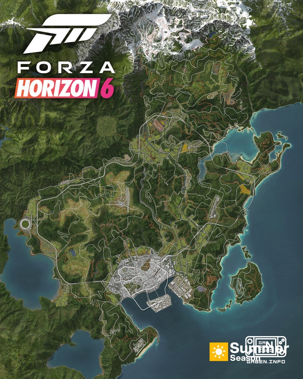 Playground has shared the full map of Japan in Forza Horizon 6. The location is noticeably more vertical than Mexico in ...
