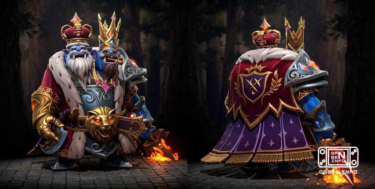 The royal set was delivered to Ogre in the workshop