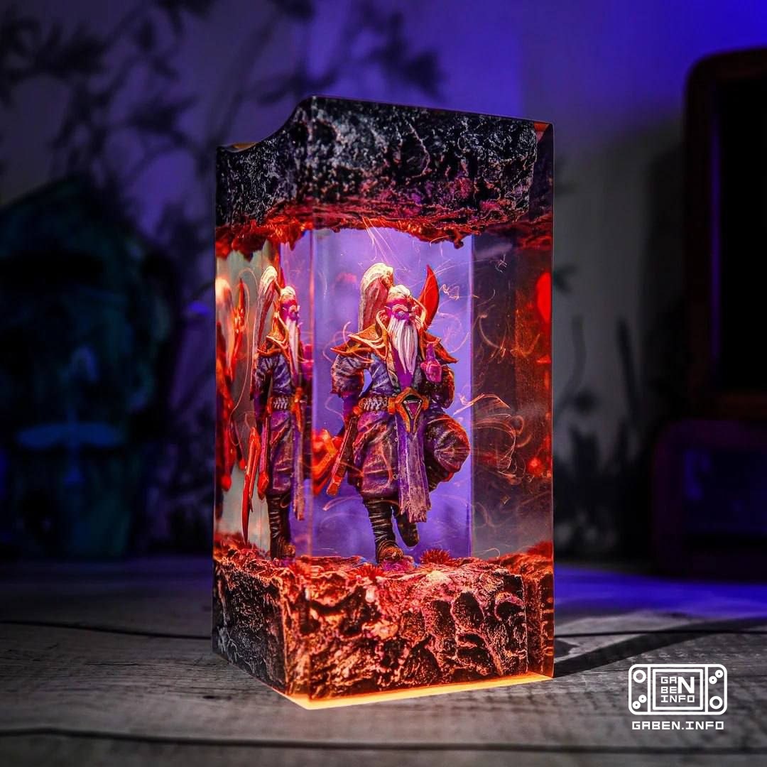 Void embedded in epoxy resin Beautiful, but unfortunately AI...