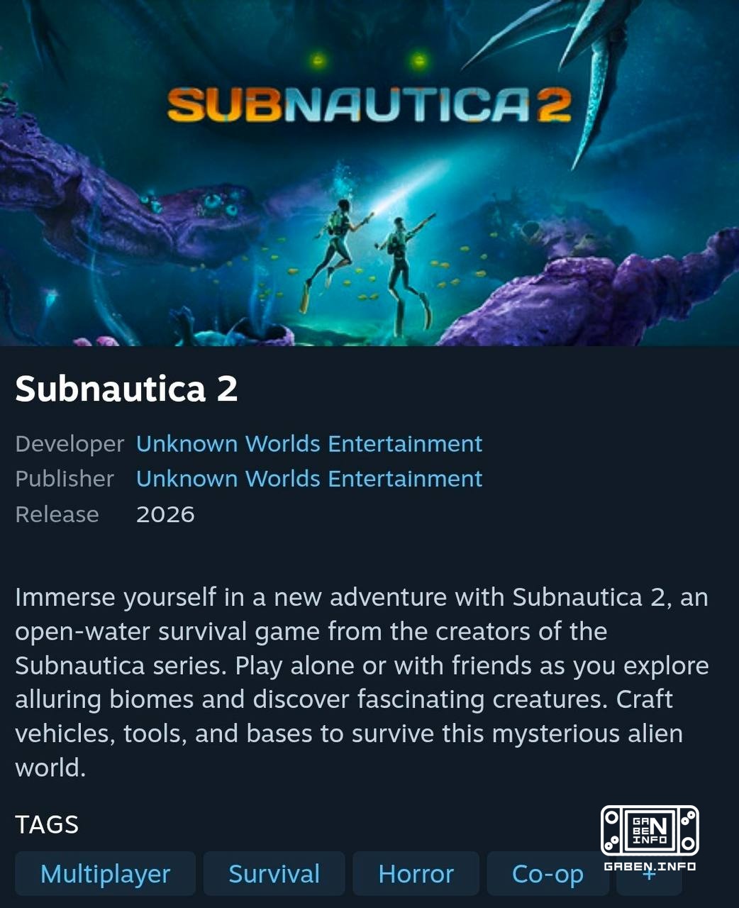 The war between Krafton and Unknown Worlds has apparently borne fruit - the latter is now itself the publisher of Subnau...