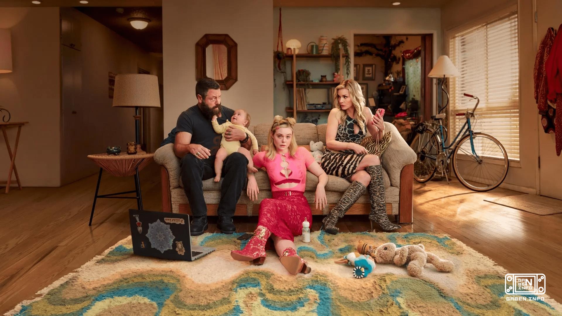 The comedy series “Margot Has Money Problems” launched on Apple TV, in which Elle Fanning played a young single mother w...