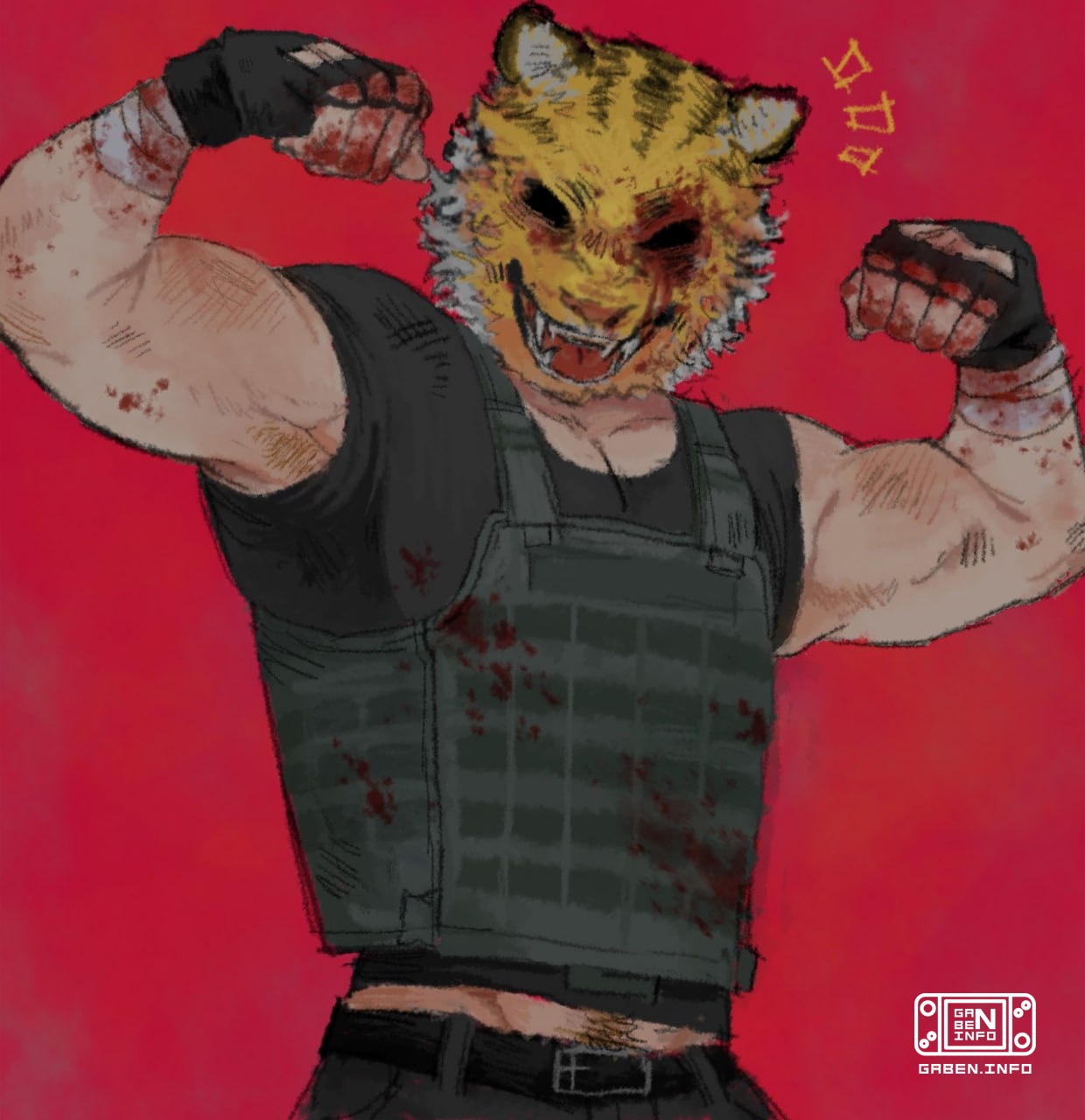 Hotline Miami kitty by Sopaipillaa350 @hypewave