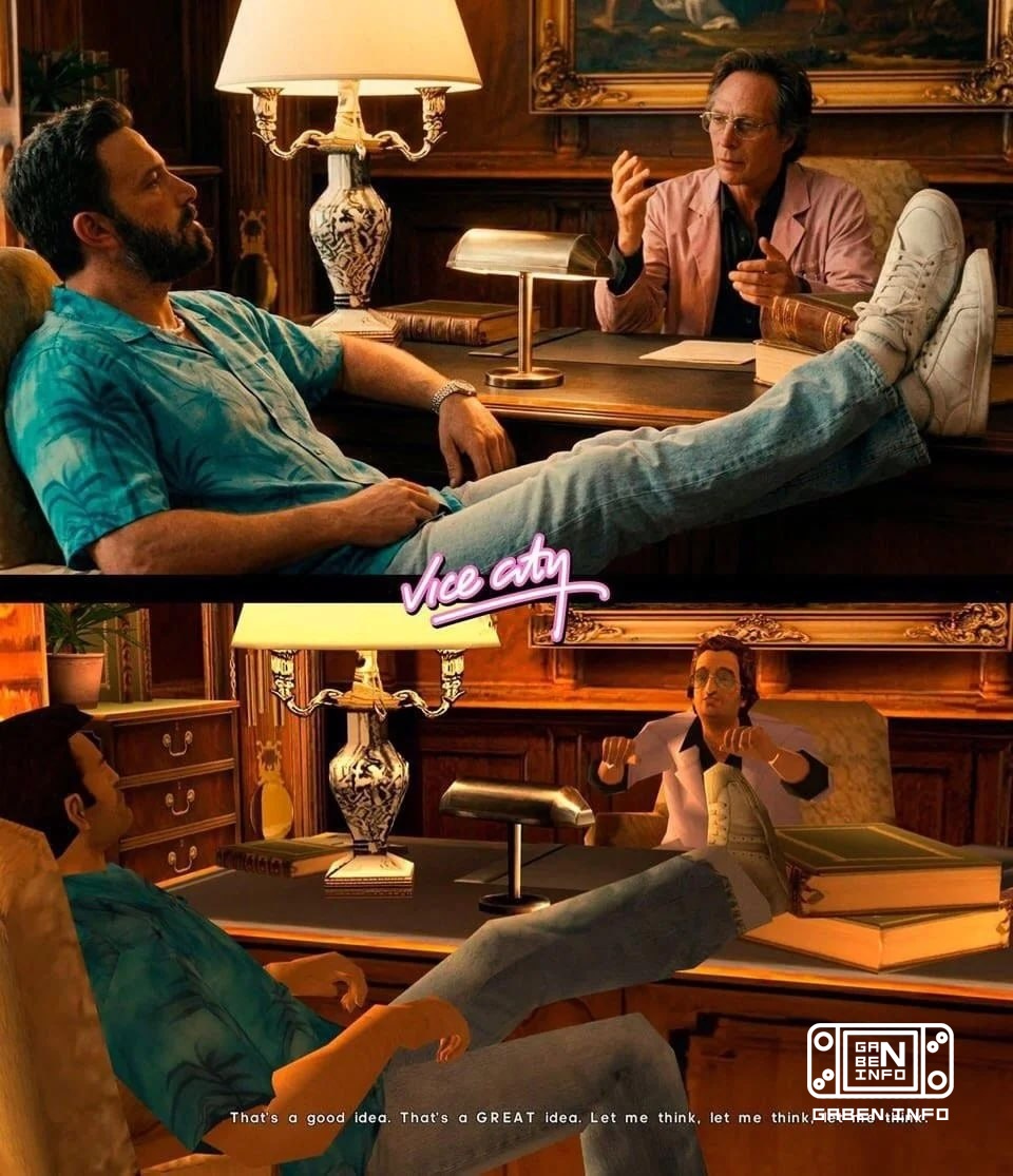 If only they made a full-length film or TV series based on the game GTA: ViceCity these days😎