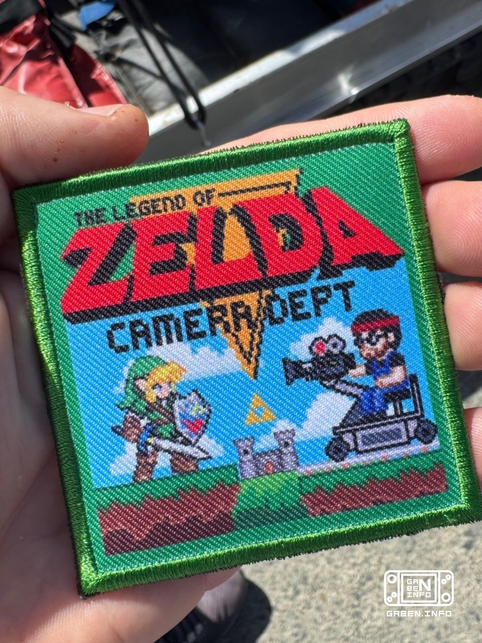 The cinematographer of the film based on The Legend of Zelda showed art with Link and a patch for his unit.Sony Pictures...