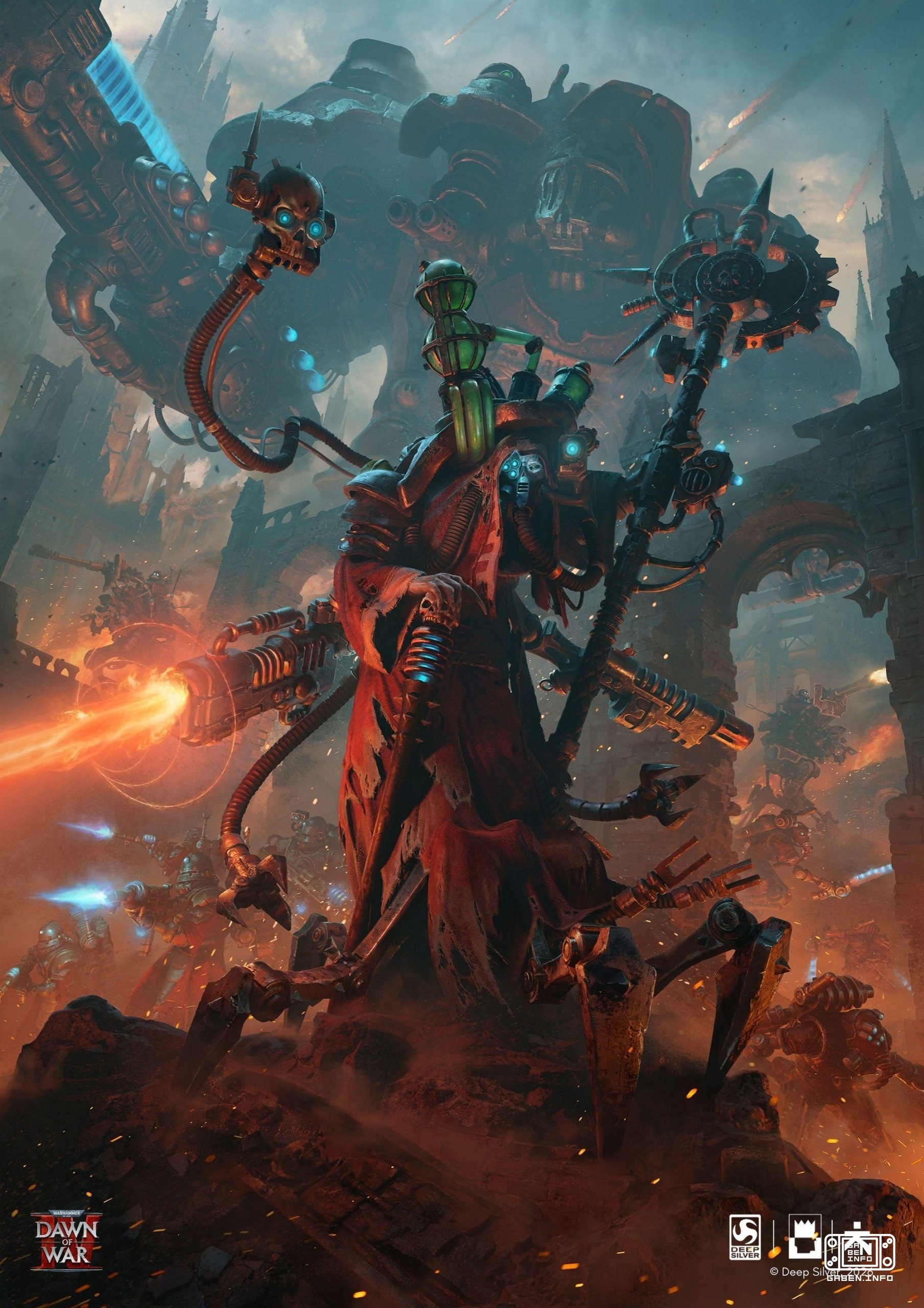 ⚔️ Key art and new screenshots taken during a certain event dedicated to the Mechanicus faction from Dawn of War IV A fu...