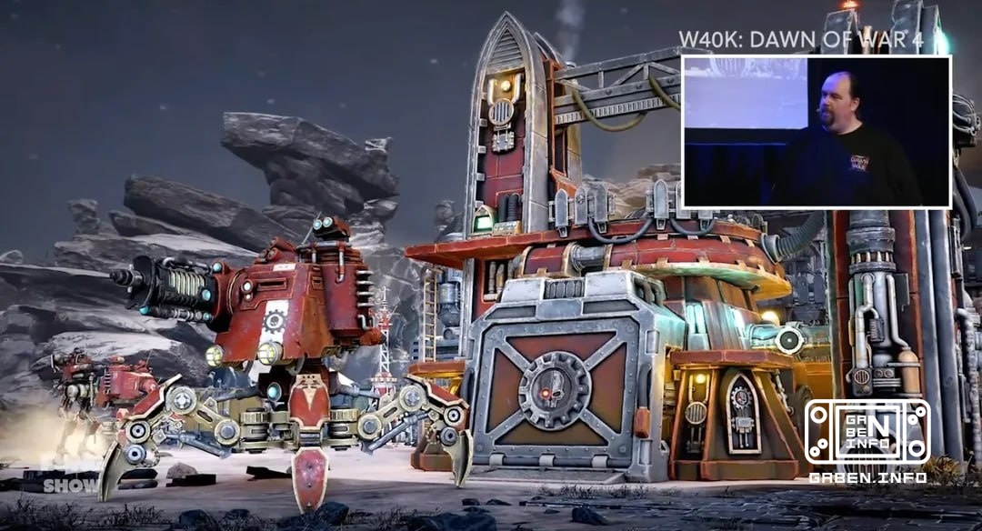 ⚔️ Key art and new screenshots taken during a certain event dedicated to the Mechanicus faction from Dawn of War IV A fu...