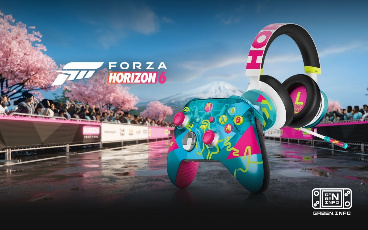 Xbox has unveiled a Forza Horizon 6 controller and headset inspired by Japanese roads and race tracks.Both devices will ...
