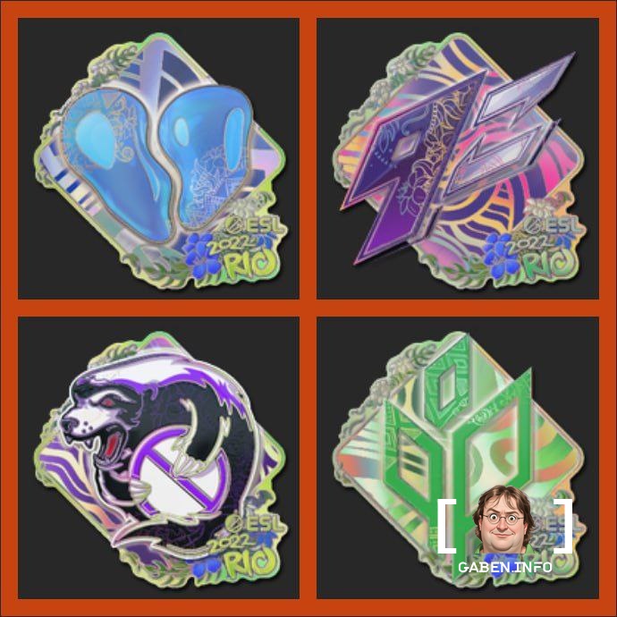 ⏰ How are Rio 2022 stickers doing? 🤩 Things are going well, little by little, the value has grown decently over the year...