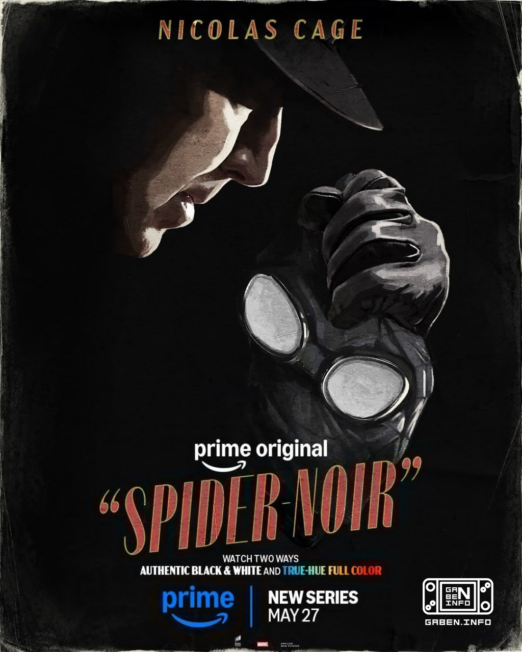 New posters for the Spider-Noir series with Nicolas Cage have appeared.The show will be released on May 27 on Prime Vide...