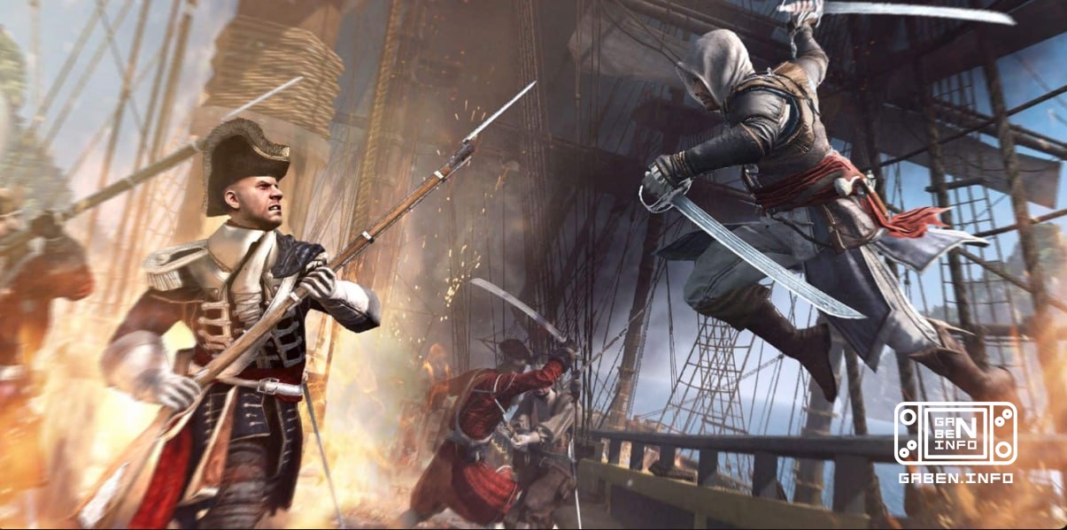 OFFICIAL gameplay of Assassin's Creed: Black Flag Resynced for a full 8 minutes. It shows all the new changes, reminds a...