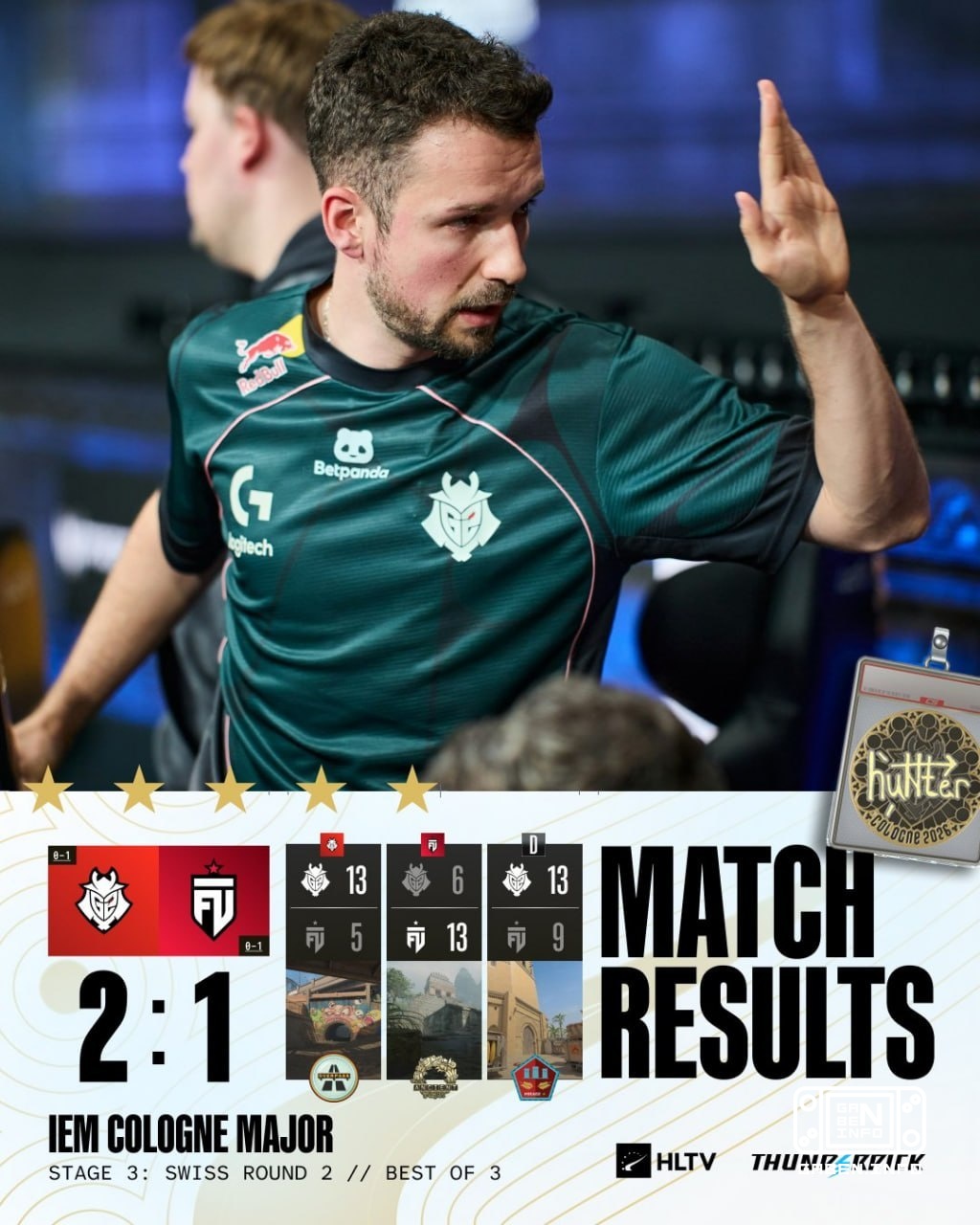 🇪🇺G2 defeat 🇪🇺FUT and advance through the 1:1 bracket