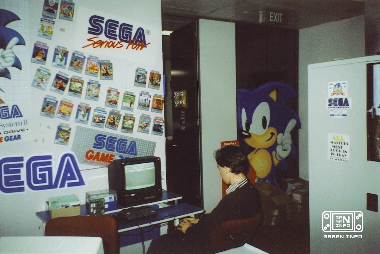 Photos taken at the US SEGA Hotline office in the 1990s.