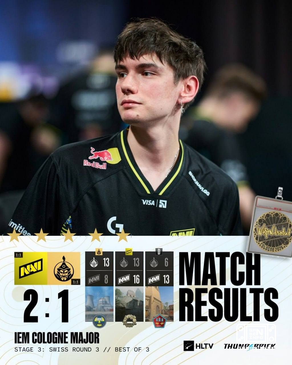 🇪🇺 NaVi defeat 🇲🇳 The MongolZ and put them on the brink of relegation.