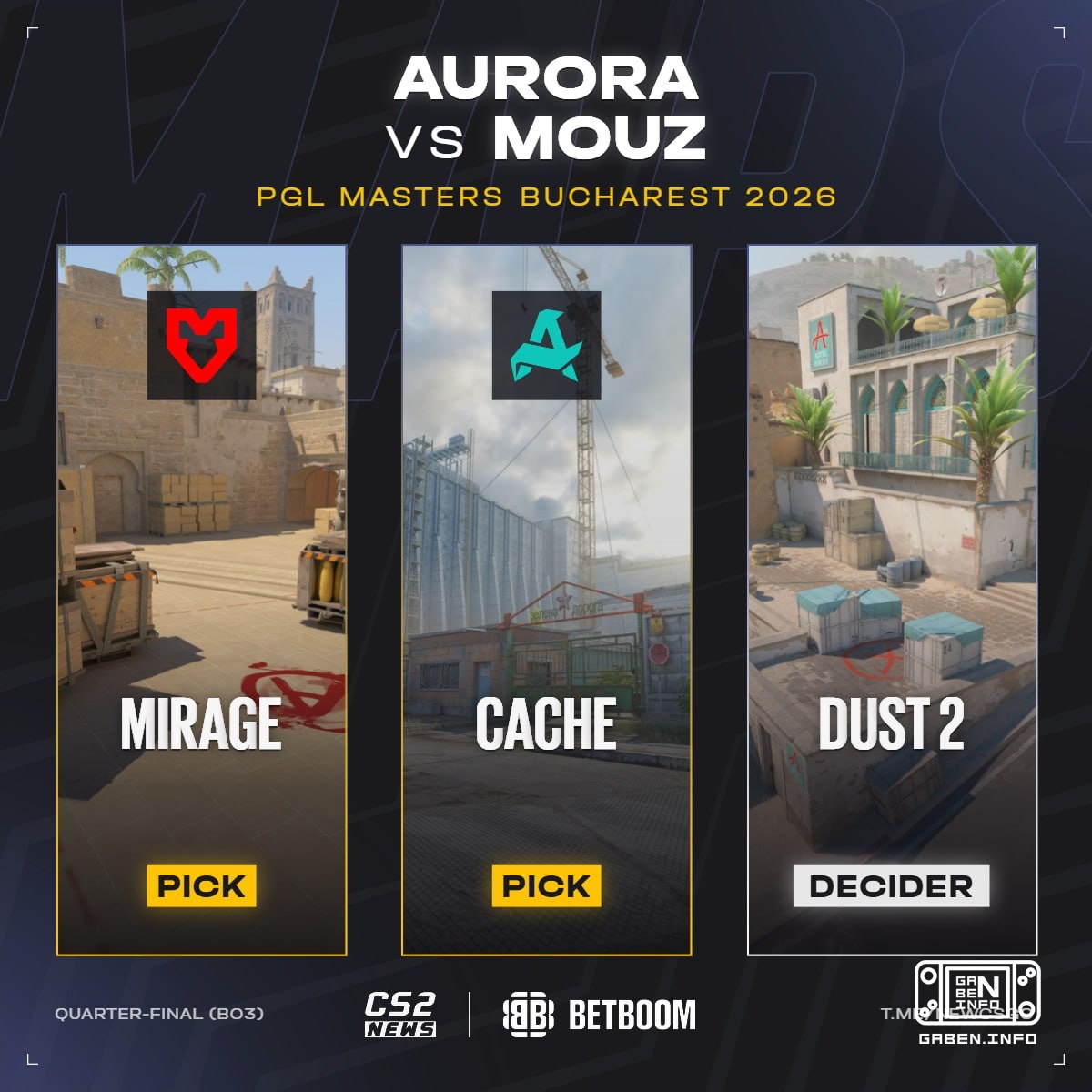️ Bạn đã bao giờ thấy cướp biển chiến đấu với chuột chưa? Quarterfinal Aurora vs 🇪 MOUZ cung cấp cho bạn một cơ hội như ...
