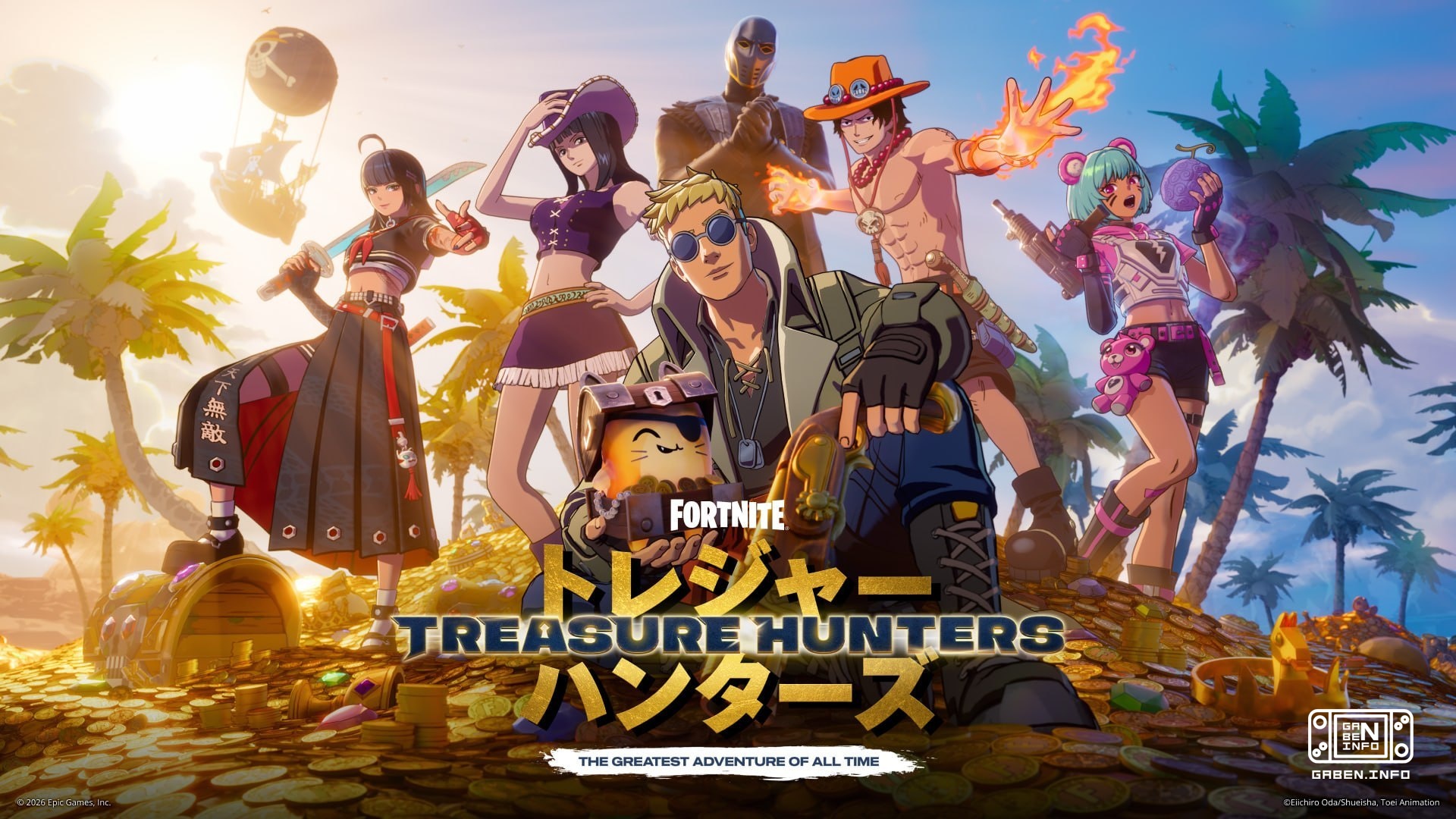 Der Umschlag für die nächste Fortnite-Saison wird das Portgas D. Ace sein, das gleiche One Piece-Skin als der Fall!