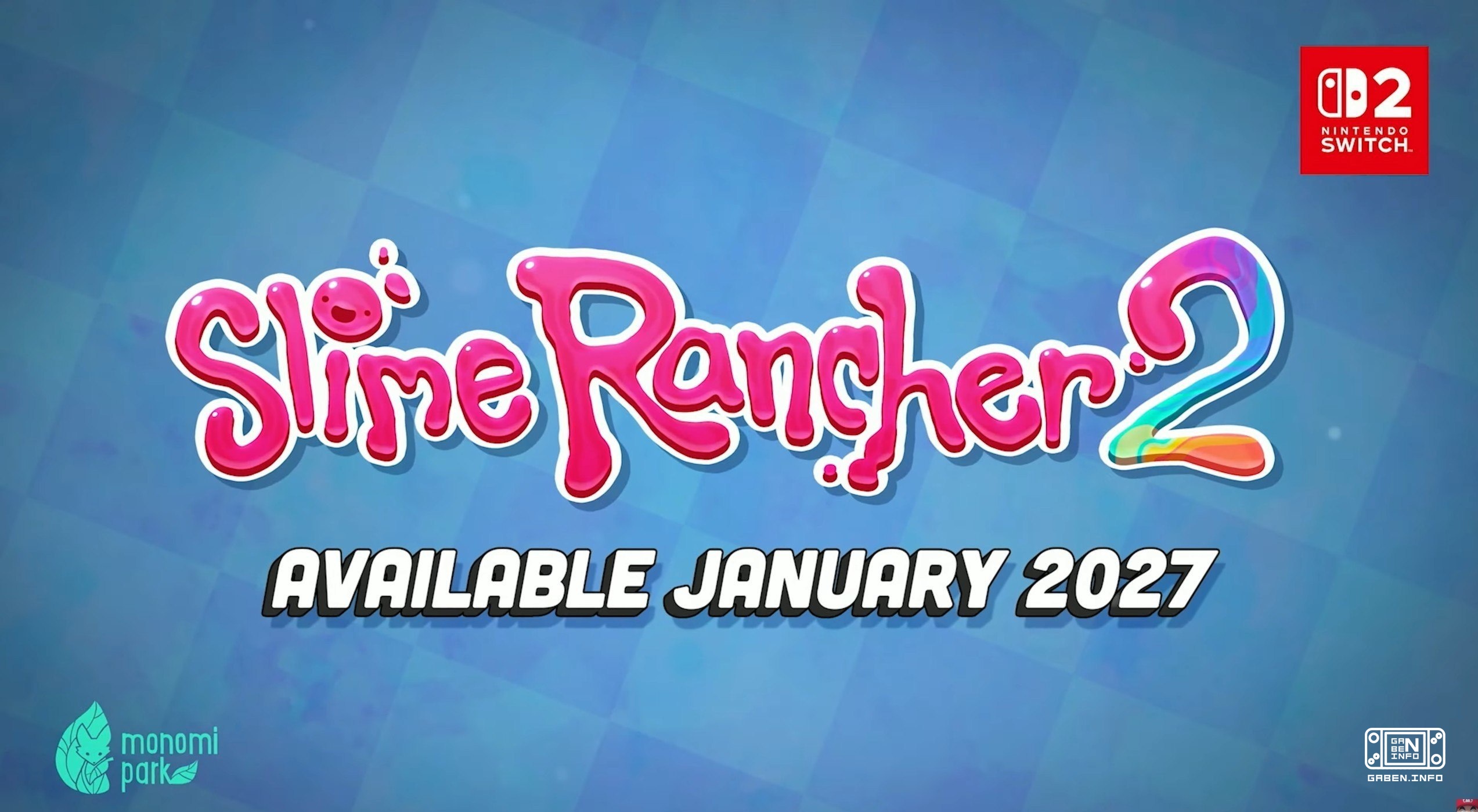 Slime Rancher 2 will be released on Switch 2 in January with exclusive content.