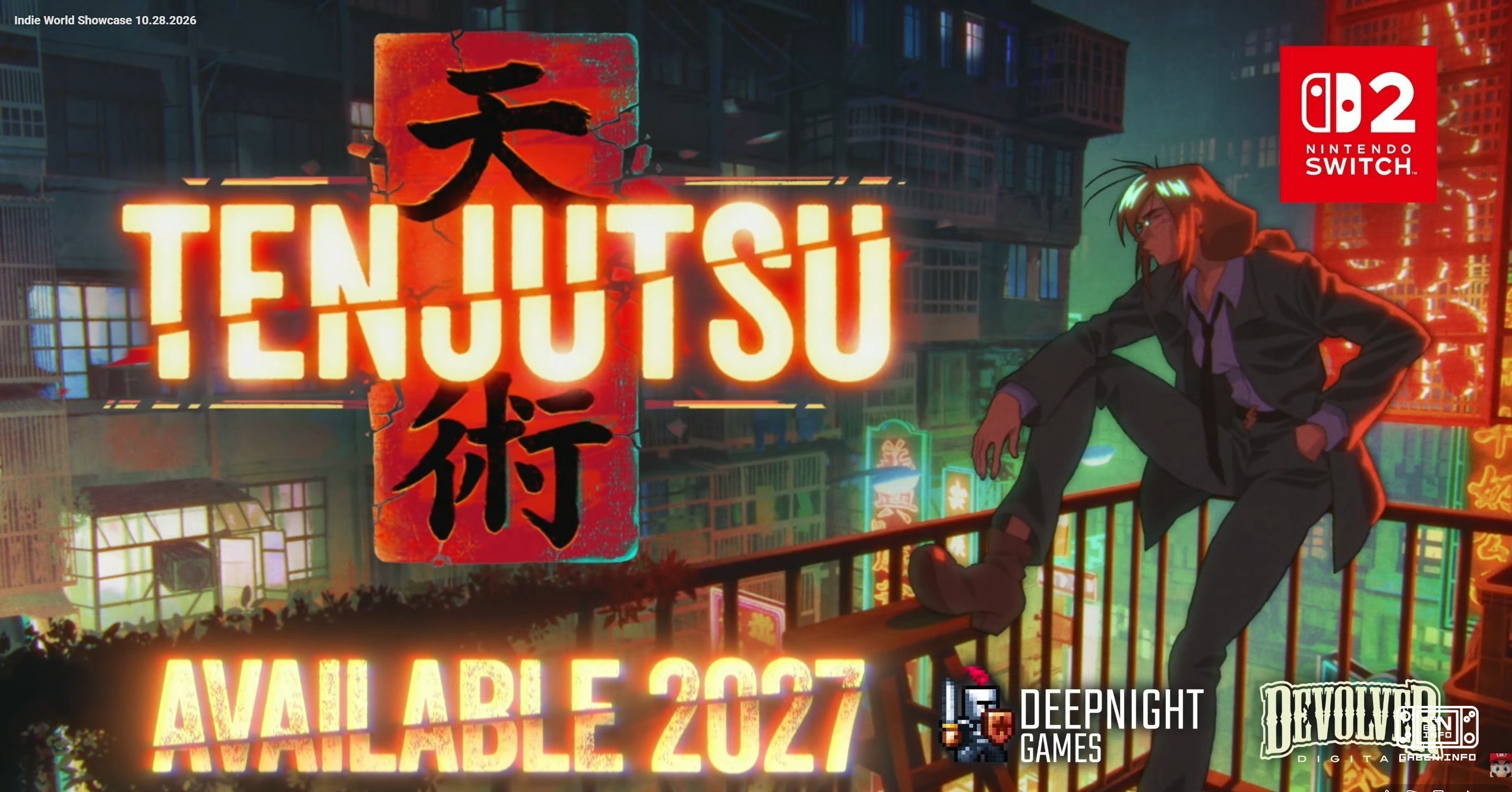 و این که Tenjutsu با رنگ های آب و جوی، در سال آینده به Switch 2 عرضه می شود.
