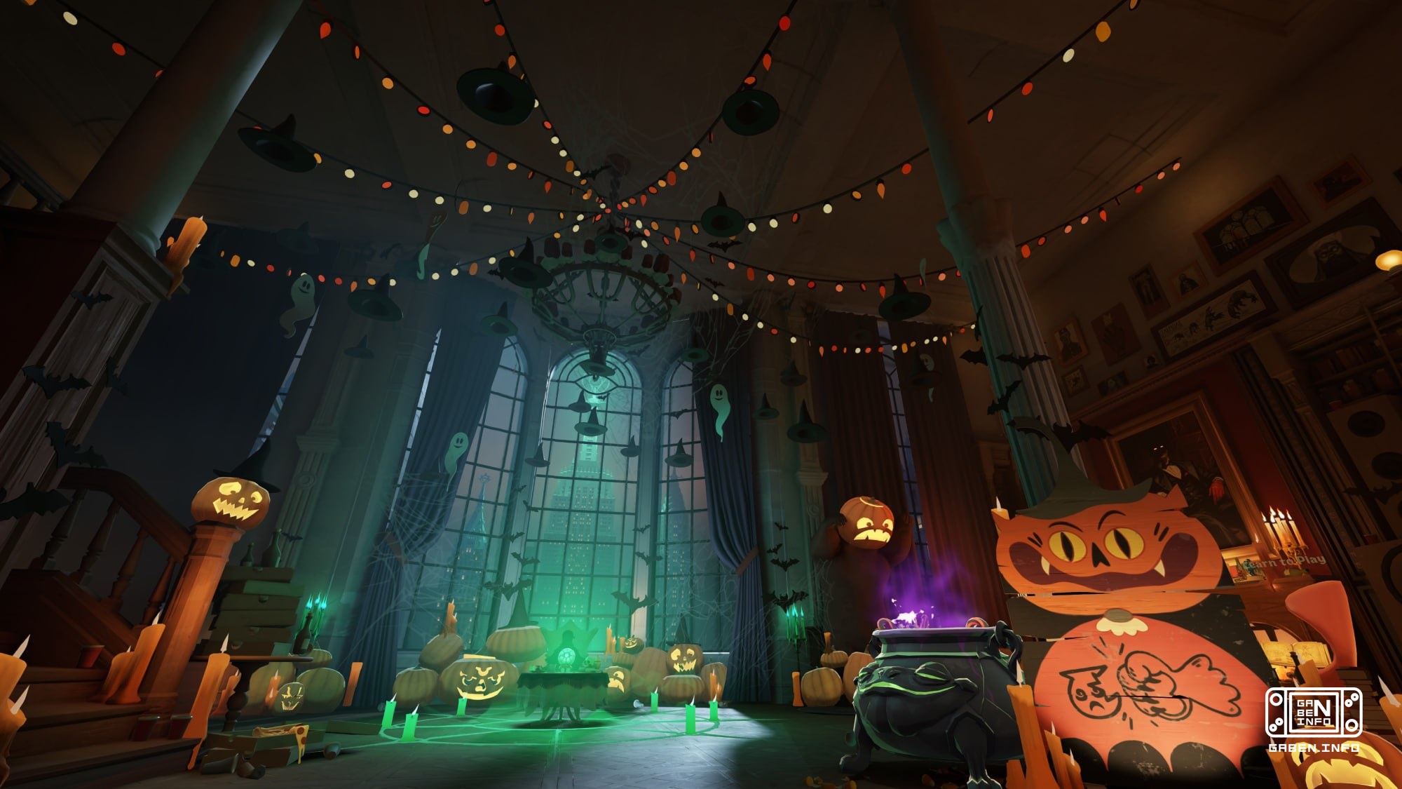 Deadlock's got a big Halloween update, you're gonna have to pick up sugar candy for a sugar charge that's giving a surge...